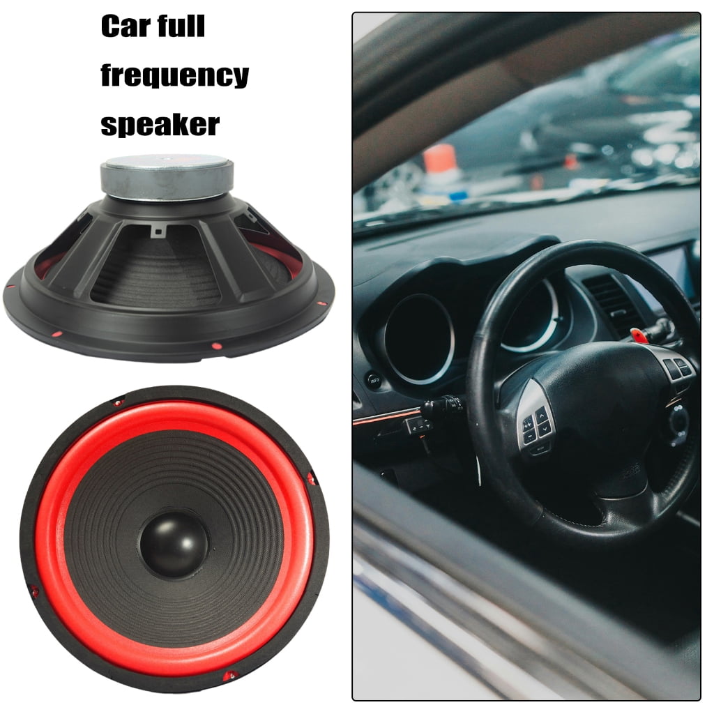 Osdhezcn 4Ohm 8inch Speakers Subwoofer Car Stereo Speakers Vehicle Door Music Stereo