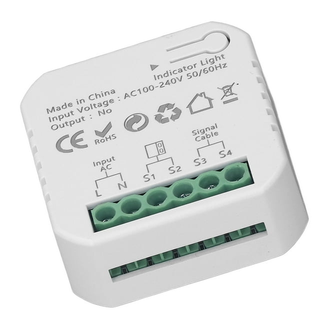 100-240V Smart Garage Door Controller Opener Voice Remote Control Real Time Monitoring Rolling Gate Access Opener for Zigbee APP