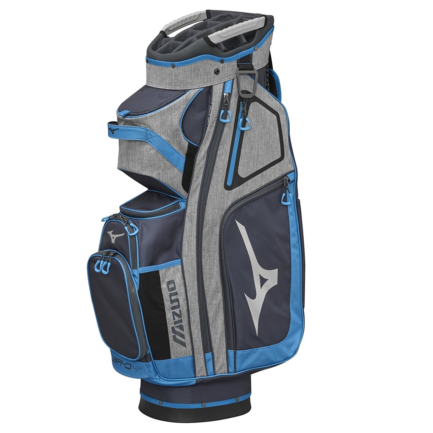 Mizuno BRD4C Golf Cart Bag, Grey/Light Blue