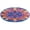 style-4, variant on Kaleidoscope Mandala Colorful Floral Boho Floral Medallion Round Rug - Small Round Area Rug, Soft Non-Slip Machine Washable Bedroom Mat Indoor Accent Entry Carpet for Office Desk Dorm Hallway