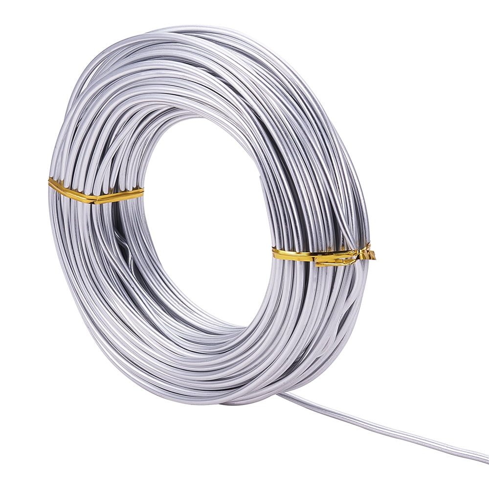Round Aluminum Wire Silver 7 Gauge 3.5mm 500g/bundle DIY