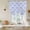 Blue, variant on Spring Floral Balloon Curtains 63 Inch Length for Living Room/Bedroom, Retro Flowers Leaves Botanical Light Blue Rod Pocket Privacy Door Curtains Decorative Tie Up Shade for Window 52"x63"