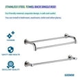 thumbnail image 1 of Stainless Steel Anti-rust Towel Rack Toilet Bathroom Storage Hanging Bar Rod, 1 of 8