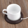 thumbnail image 5 of LAFGUR USB Wood Grain Cup Warmer Heat Beverage Mug Mat Office Tea Coffee Heater Pad,Cup Warmer, Cup Mats, 5 of 10
