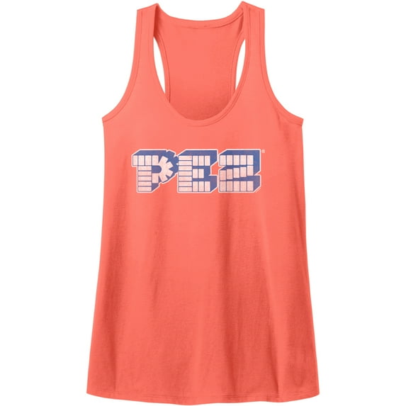 Pez Brands Stand Alone Logo Ladies Raw Edge Racerback Tank Top Shirt