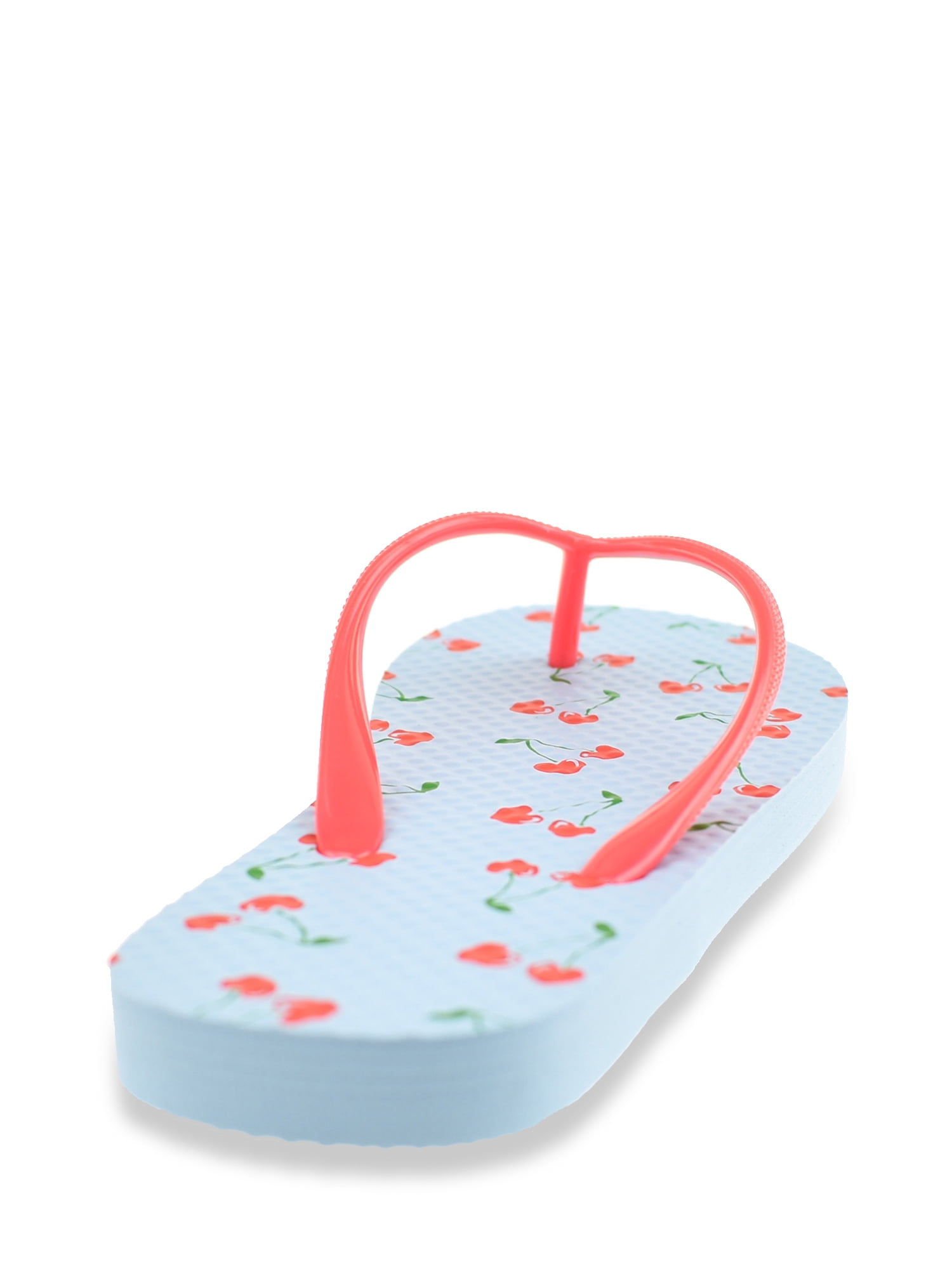 Wonder Nation Girls Printed Flip Flop Sandals