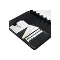 "Staples Arc Customizable Leather Notebook, Black, 63/4"" x 83/4"", Each"