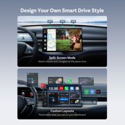 Ottocast E2 Ottoaibox Android 13 Smart AI Box Wireless CarPlay & Android Auto, with Smart Button, 4+64G, with Split-Screen Function