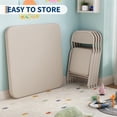 thumbnail image 4 of Versatile activity set: mesa game con 4 foldable sillas para 2 - 10 year - old niños. non - slip legs, light structure, easy to store in small spaces, ideal dining room y almacenamiento, 4 of 7