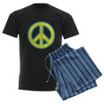 thumbnail image 6 of CafePress - Ukraine Flag Ukrainian Pride Peace Symbol Pajamas - Men's Dark Loose Fit Cotton Pajama Set, 6 of 7
