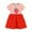 Red, variant on Toddler Girl Dresses 4t Short Sleeve Strawberry Sequin Sweet Casual Dress Summer 100% Cotton Little Girls Clothes Red 6 Years
