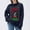 #15Navy, variant on Byworldtasic Christmas Prints Sweater for Womens Oversized Crew Neck Top Long Sleeve Knit Pullover Sweater
