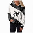 thumbnail image 3 of Godom Halloween Hoodies for Women Trendy Oversized Graphic Hoodie Fall Fashion Loose Fit Fleece Pullover with Pocket, 3 of 6