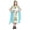 Sky Blue1%GC100, variant on SJLDQY Carnival Toddler Girls Egyptian Princess Dress Up Retro Robe With Headwear Outfits Party Stage Performance Clothes Set
