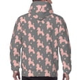thumbnail image 5 of Hoodies for Men - Pink Cute Poodle Dog Long Sleeve Comfrt Men'S Fashion Hoodies & Sweatshirts, Sweatshirts for Men Hoodies Pullover Clothing Clothes with Pouch, 5 of 7