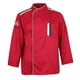 thumbnail image 2 of Chaqueta de chef de restaurante, hotel, uniforme, manga larga, para hombre y mujer, color rojo, talla XXL Rojo XXL, 2 of 9