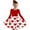 Red a9, variant on Spazoro Girls Princess Dress, Crew Neck Heart Print Long Sleeve Fall & Winter Long Dresses for Party Pink Size 5 T