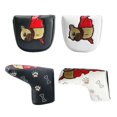thumbnail image 2 of Golf Mallet Putter Head Cover PU Putter Headcover Water Resistant Durable Embroidered Golf Club Head Cover Golf Supplies He Qiyong unisex, 2 of 2
