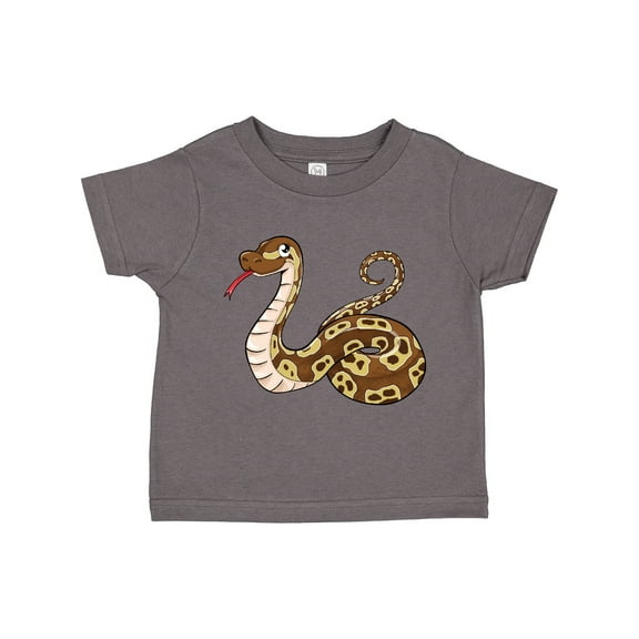 Inktastic Cute and Cuddly Ball Python Snake Boys or Girls Toddler T-Shirt