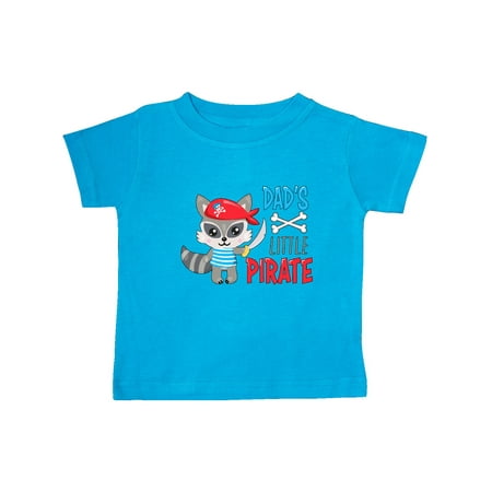 

Inktastic Dad s Little Pirate Cute Raccoon with Sword Gift Baby Boy or Baby Girl T-Shirt