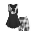 thumbnail image 1 of Conjunto Pijama a Cuadros Talla Extra Rosegal Pijamas y Batas Tallas Grandes, 1 of 5