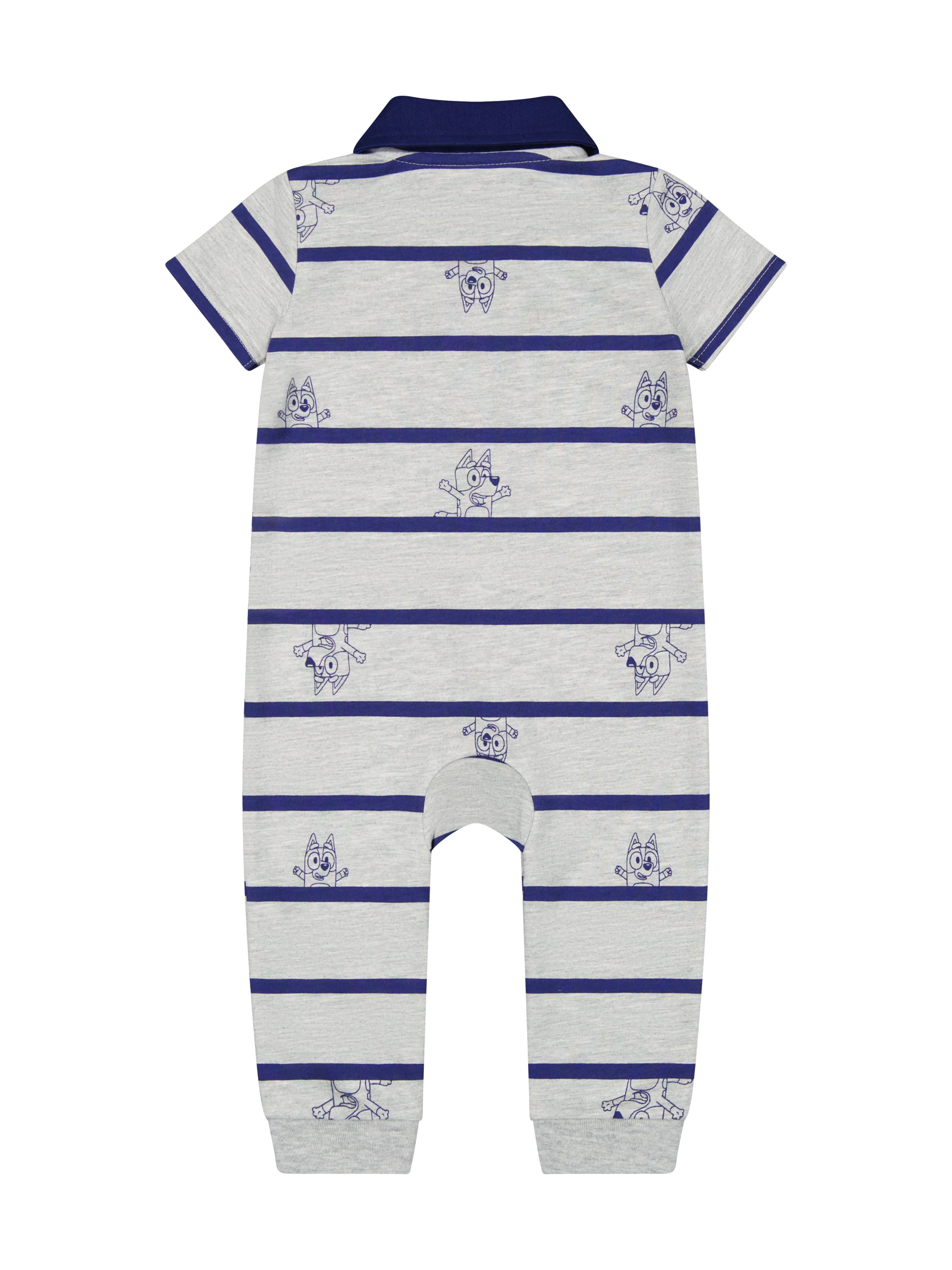 Bluey Baby Boy Short Sleeve Romper, Sizes 0/3 Months-24 Months