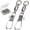 size1 (24lb) 50 pcs, variant on AMYSPORTS Fishing Swivels with Interlock Snap Ball Bearing Swivels Fishing Snap Swivels Saltwater Freshwater Fishing Tackle Leader Lure Jigs Line Fishing Connector
