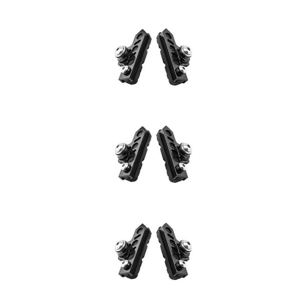 Naiovety 1 par de pastillas de freno resistentes al desgaste para bicicletas profesionales, abrazadera para ruedas de bicicletas, accesorios Negro 3piezas