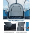 thumbnail image 6 of JOYTUTUS Inflatable Truck Bed Tent 5.5-6.5FT with Awning, Includes Air Pump, for 2 Person with Waterproof Roof Shade, 6 of 9