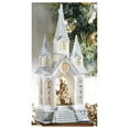 thumbnail image 2 of RAZ Imports 08634 - 16" Battery Operated Nativity Church Water/Glitter Filled Lantern with Timer (Batteries not Included) (16" NATIVITY LIGHTED WATER CHURCH (3940507)), 2 of 5