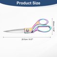 thumbnail image 2 of Uxcell 2pcs Sewing Scissors Stainless Steel Tailor Scissors Color Plating Scissors, 2 of 6