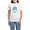 With Blue Strpe Pant, variant on - Cute Just A Girl Who Loves Wolves Lone Wol Pajamas - Women's Short Sleeve Print T-Shirt and Pants Light Cotton Pajama Set