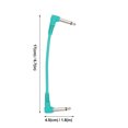 thumbnail image 2 of 6pcs 15cm Guitar Patch Cable 6.35mm Bass Amp Cord Noise Reduction Audio Wire, 2 of 7
