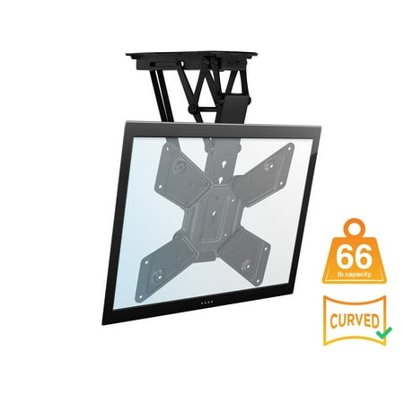 Mount It Electric Ceiling Tv Mount With Remote Control For