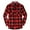 B1-Red Plaid, variant on Demotime Men's Flannel Plaid Casual Button Down Shirt S Red Plaid