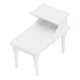 thumbnail image 1 of 1:12 Dollhouse Coffee Table DIY Wooden Miniature Tea Table Furniture Model Decoration White, 1 of 1