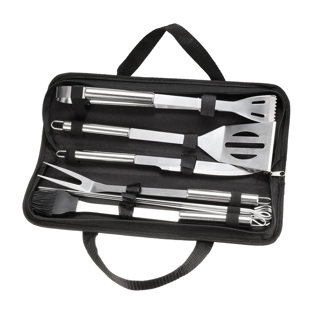 Uxcell 9 in 1 BBQ Grill Tool Set- Grilling Accessories with Carrying ...