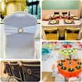 Efavormart 5 Pack Hunter Emerald Green Spandex Chair Sashes with Gold ...