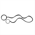 thumbnail image 3 of Paquete de 2 Coleteros Elásticos Rubios de 71 cm para el Cabello, Lazos para el Cabello Sin Trenzas para Mujeres, Coleteros, Bandas para el Cabello, 3 of 5