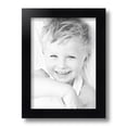thumbnail image 2 of ArtToFrames 8" x 11" Satin Black Picture Frame, 8x11 inch Black Wood Poster Frame (WOM-1451), 2 of 8