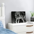 thumbnail image 3 of Acheng Canvas Wall Art Motivational Entrepreneur Painting Wolf Picture Poster Prints Artwork Decor for Home Office House Bedroom Framed Easy to Hang 20x16inch, 3 of 6
