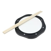 FRCOLOR 10 Inch Tunable Drum Practice Pad with Drumsticks Musical Instrument for new drummers
