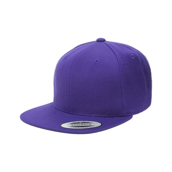 Adult Unisex 6-Panel Structured Flat Visor Classic Snapback