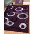 thumbnail image 5 of Westfield Home  Montclaire Geneva Modern Area Rug Red 5'3" x 7'2" 5' x 8' Indoor Living Room, Bedroom, Dining Room Black, 5 of 5