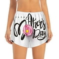 thumbnail image 2 of Sigee Happy Mother's Day (3) for Women's Athletic Shorts High Waisted Running Shorts Pocket Sporty Short Gym Elastic Workout ShortsLarge, 2 of 9