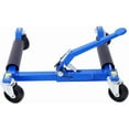 thumbnail image 4 of Historyli 2PC Car Wheel Dolly Jack,Vehicle Positioning with Ratcheting Foot Pedal,Heavy Duty Hydraulic Car Wheel Dolly Jack,Mechanical 1500-lbs,Blue, 4 of 6