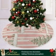 thumbnail image 3 of Yayeee Christmas Tree Skirt 35 inches for Xmas Tree Holiday Party Decoration, Light Green Christmas Houses, 3 of 6