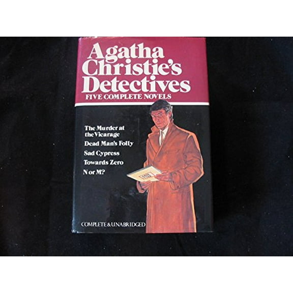 Pre-Owned Agatha Christie's Detectives: Five Complete Novels (The Murder at the Vicarage / Dead Man's Folly / Sad Cypress / Towards Zero / N or M?) (Hardcover) 051737997X 9780517379974