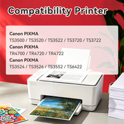 275XL 276XL Ink Compatible with Canon Ink 275 and 276 for Canon 275 276 Ink for Pixma TS3522 TS3722 TS3520 TR4722 Printer ( Black, Color)