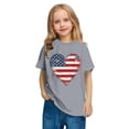 thumbnail image 6 of MKOSPLRT USA Flag Tee Shirt for Girl Short Sleeve Crew Neck July 4th Tshirts Cute Love American Flag T Shirt Back to School Tee Shirts, 6 of 9